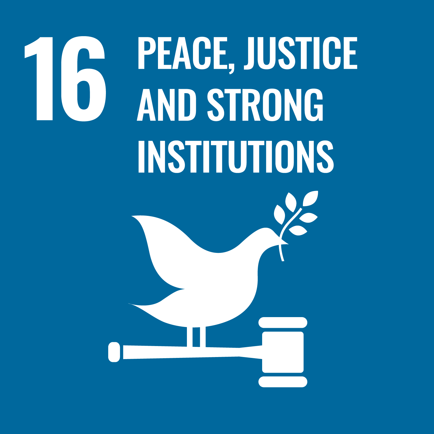 SDG 10 - Peace, Justice and Strong Institutions